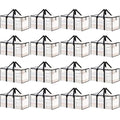 16 Pack Extra Large Clothes Storage Bins with Lids, Moving Bags, Clear - color: Clear, size: 16 Pack