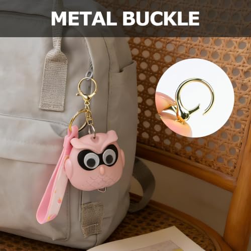 Cute Orange Owl Fashion Measuring Tape 79", Sewing Gifts w/Keychain - color: A21-Orange Owl