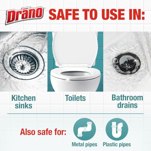 Drano Max FlowGuard Build-Up Remover, Probiotic, Enzyme Drain Cleaner, 60oz - size: 60 oz (Pack of 1)