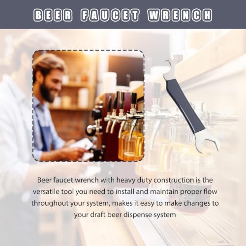 Ziyuan Beer Faucet Wrench Tool - Heavy Duty Tap & Hex Nut Wrench - 2 Pack - color: 2 Pack