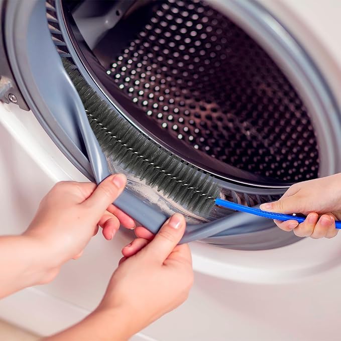 Flexible Drain Cleaning Brush 3PC, Long Reach Pipe Cleaner Brush with Nylon Bristles, Sink Drain, Bathroom Drain, Faucet, Straw, Bottle, Refrigerator Drain & Tube Cleaning Tool