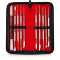 SURGICAL ONLINE Stainless Steel Wax Carvers Set, Pottery & Polymer Clay Tools, Sculpting Kit with Carrying Case