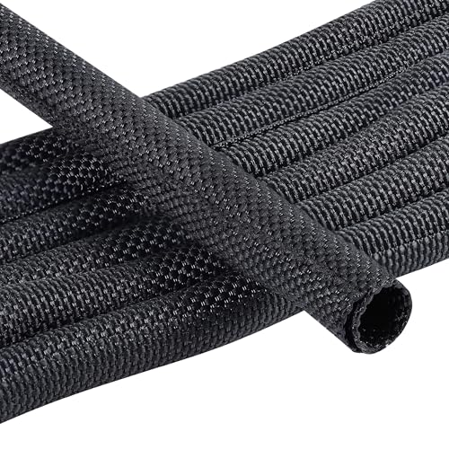 Automotive Mesh Woven Wire Sheathing Split Wire Loom 1/4"-28ft - style: 1/4" - 28 Feet
