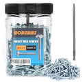 Pocket Hole Screws #8x1-1/2 Zinc, Coarse Thread Wood Screws 300Pcs, Washer Head with Square Drive, 150MM Drive Bit Included - color: Zinc, size: #8x1-1/2‘’