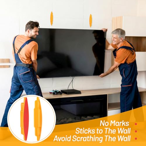 4Pcs Magnetic Stud Finder, No Batteries Required, Easy to Use Wall Scanner Detector Rapidly Locates Screws, Nails & Metal Studs Through Drywall & Wood