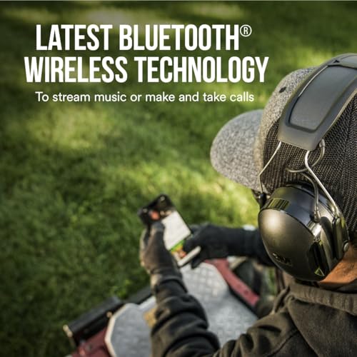 3M WorkTunes Connect + Solar Wireless Hearing Protector with Bluetooth