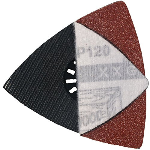 XXGO 60 Pcs 120 Grits 3-1/8 Inch 80mm Triangle Sanding Pads XG8020120 - size: 3-1/8 Inch Triangle - 120 Grit - 60 Pcs