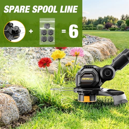 HEINPRO Cordless String Trimmer Compatible with Dewalt 20V MAX Battery - size: 12-INCH
