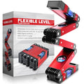 28 Inch Folding Level, Multi-Angle Precision Leveler with Magnetic Base, Foldable Aluminum Alloy Tool for Woodworking & Construction