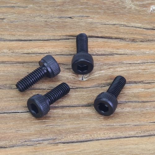 105 Pieces M3 x 8mm Socket Head Cap Screws, Thread Pitch 0.5mm, Sutemribor M3 Black Screws, 12.9 Grade Alloy Steel, Black Oxide Finish, Fully Threaded - size: M3 x 8mm, style: Socket Head