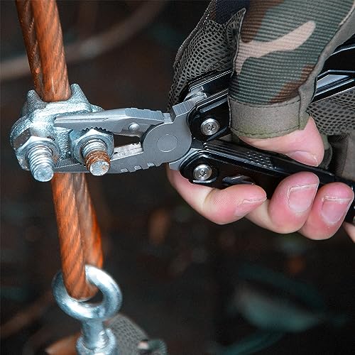 RAXCO 15-in-1 Multi-Tool Claw Hammer Pliers, Rigid Pouch - style: Hammer