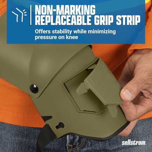 Sellstrom KneePro Professional Construction Kneepads for Work - Men & Women - color: Foliage