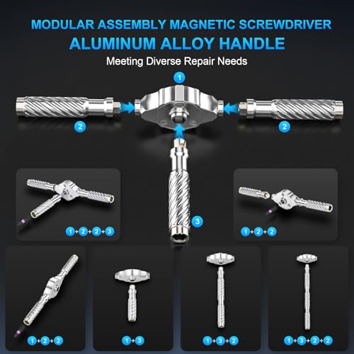 115 in 1 Ratchet Screwdriver Set, Magnetic Screwdriver sets
