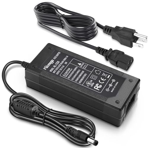 Facmogu 3 Prong DC 12V 3A 36W AC to DC Power Supply, Desktop Adpater - size: 12V 3A (3 Prong Plug)
