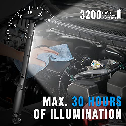 Dr. Prepare LED Work Light, 700 Lumens Rechargeable Work Lights, Cordless Portable Magnetic COB LED Work Light, Inspection Light for Car Repair, Home, Garage, Emergency - color: White Light