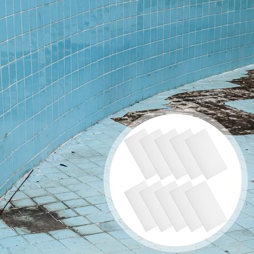 10 Pcs Bathtub Hole Patch Siding Wall Repair Kit, White - color: White
