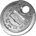 Performance Tool W1906 Small Fishbowl Spark Plug Gap Gauge with Easy-to-Read Markings, Range 020 to 100" (5 to 25 mm) and Tapered Hole Adjustment