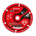 EZARC Diamond Cutting Wheel 3 x 3/8 Inch for Metal, Cut Off Wheel with 5000+ Cuts on Rebar, Steel, Iron and INOX - style: 3 x 3/8 Inch