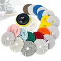 7 Inch Diamond Polishing Pads Tile Stone Diamond Sanding Pads Kit - size: 7-INCH