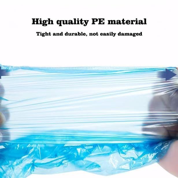 200PCS (100Pairs) Disposable Shoe Covers Waterproof, Non-Slip, Durable Boot Covers for Indoors Cleaning Real Estate Travel Construction Workplaces, Plastic Disposable Shoe Covers for Men and Women.