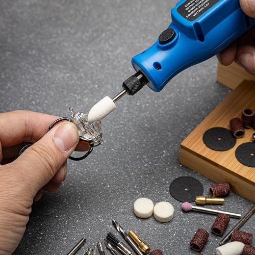 NEIKO 10581A Cordless Rotary Tool Kit, 46 Piece 3.6V Electric Engraving Pen, 1/8" Collet Rechargeable Mini Grinder, Handheld Mini Sander, 44pc Power Rotary Tools Accessory kit, Quick Change - style: Cordless Rotary Tool Kit