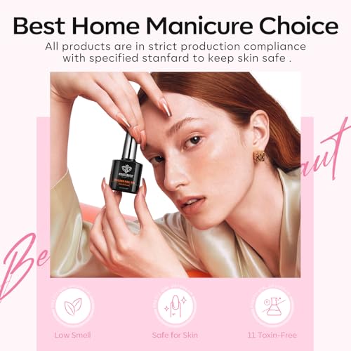 modelones Builder Nail Gel, 2 Pcs Clear and Baby Pink Builder Base Coat - color: Builder Clear Baby Pink
