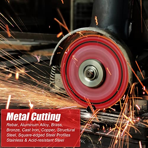 EZARC Diamond Cutting Wheel 6'' x 7/8 Inch for Metal, Cut Off Wheel with 5000+ Cuts on Rebar, Steel, Iron and INOX - style: 6 x 7/8 Inch