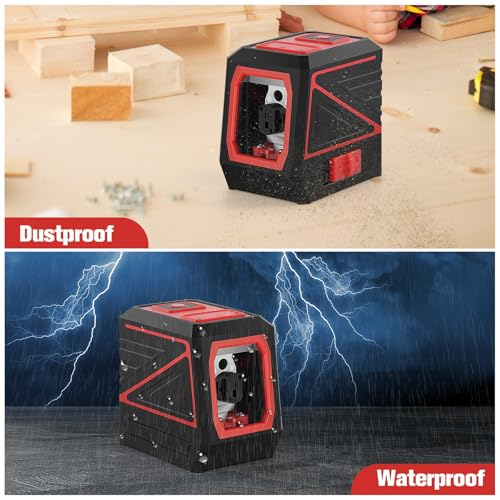 Laser Level with Tripod, 100Ft Green Cross Line Rotary Laser Tool