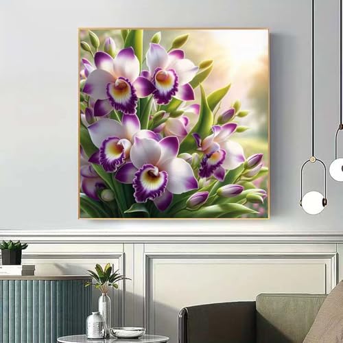 Flower 5D Diamond Art Kits for Adults Beginner,Diamond Dots Paintings Kits - color: DZ916
