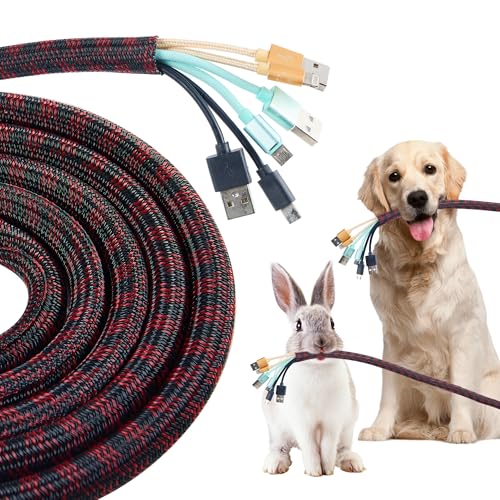 Cable Management Sleeve Split Braided Wire Loom 3/4 Inch-25FT