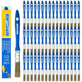 King Origin Small Paint Brush Set, 50 PCS, 1/2 Inch (13mm) - color: 50 Pack, 1/2 Inch