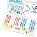 TICONN 100 Pcs Solder Seal Wire Connectors, Heat Shrink Butt Splice - size: Mixed 100 Pieces