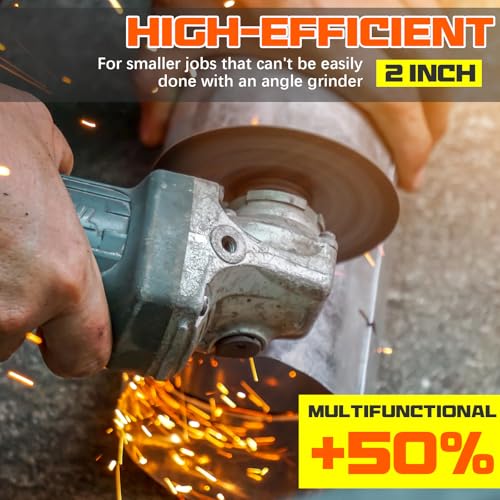 Lasnten 3 Inch 50 Pack Die Grinder Cut-Off Wheels with 1/4" Arbor Mandrel - size: 3 Inch