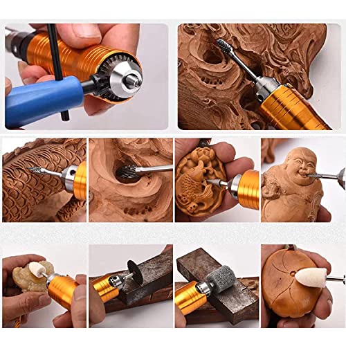 High-Powered 800W Flex Shaft Rotary Tool with Foot Pedal Control and Metal Flexible Shaft - Electric Hanging Grinder Carver for Metalworking, Repair, Carving, Buffing, Polishing, Sanding at 23000 RPM - size: 800W Chuck 0.4-6.5mm