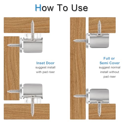 whitesnow Magnetic Cabinet Latch Furniture Drawer Catches, Pack of 2