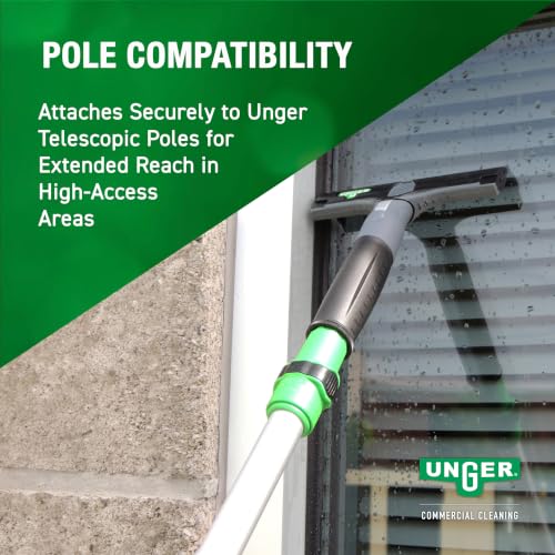 UNGER Commercial ErgoTec Ninja 4" Glass Window Scraper EN100