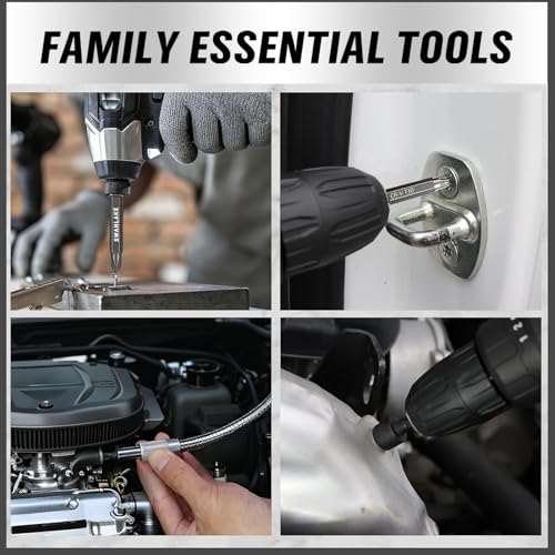 SWANLAKE 232-Piece Ultimate Screwdriver Bit Set, Cr-V Impact Driver Bit Set, Includes Security Bits, Nut Driver, Ratchet Wrench and Bits Holder - style: Multi-Used Version