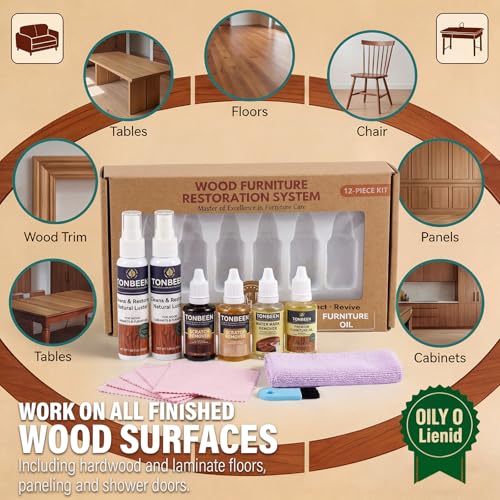 Wood Furniture & Floor Scratch Remover Repair Kit,12 PCS Professional Hardwood Furniture Cleaner Restore Care Set - Eraser Scratch, Covers Nicks, Scuffs & Dogs, Cats Scratches, Marks & Minor Defects - size: 1 SET
