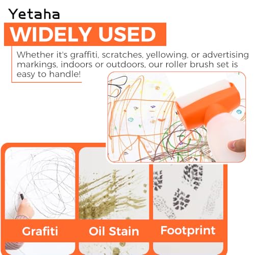 Yetaha 500ml Orange Refillable Paint Roller Kit