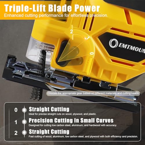 Cordless Jig Saw Compatible with Dewalt 20V Max Battery