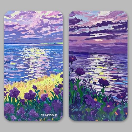 qianshan 40Pcs Empty Half Pans Watercolor Tin Palette with Magnetic Stripe - color: Sea Bloom