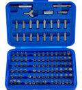 NEIKO 10048A Security Bit Set 100-Piece Set Cr-V Steel 1/4-inch Adapters Phillips Slotted Hex Torx Star Tamperproof Pozi Square Spanner Torque Tri-Wing Clutch Spline Wing Nut, Security Torx Bit Set - size: Screwdriver Bit, style: Security
