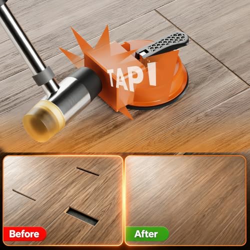 Floor Gap Fixer Tool, Plank Gap Repair Kit with Heavy Duty Suction Cup