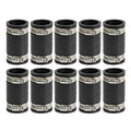 Supply Giant 1 inch Flexible coupling, Black, 10 Pack