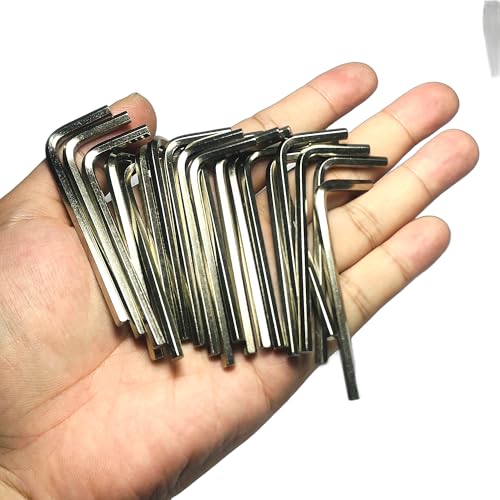 20pcs 9/64 Allen Wrench sets,9/64" Hex Key Wrench set,allen key Door Key L Shaped hex wrench set with Long Arm. - size: 9/64