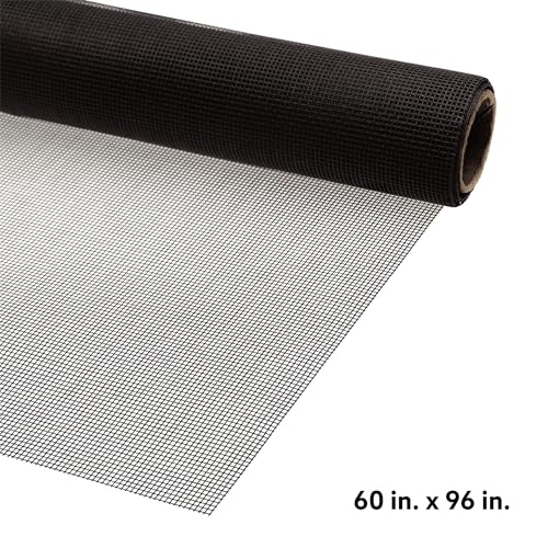 Prime-Line P 88195 Screen Mesh Roll for Window and Door Fiberglass Standard Duty 60 x 96 in., Charcoal (1 Roll)
