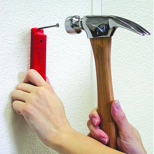 Master Magnetics Magnetic Stud Finder with Shield - Drywall Screw and Nail Detector Tool - Made with Strong Neodymium Magnets - 4.25" L - Red - 1-Pack - size: 1 Count (Pack of 1)