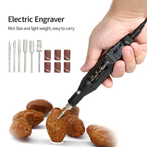 14pcs 100V-240V Mini Electric Grinder Drill Variable Speed Rotary Engraving Pen Carve Set for Milling Polishing