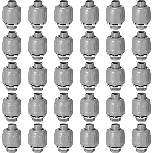 Maitys 30 Pcs 1/2 Inch Liquid Tight Connector Straight 180 Degree