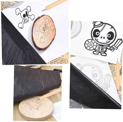 Wood Burning Kit 60W 110V Pyrography Pen Set Adjustable Temperature Soldering Iron Wood Burner with Carbon Paper Dotting Tools and Tips Stand Accessories for DIY Arts Crafting Embossing Carving